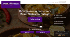 Desktop Screenshot of mamsrestaurant.com